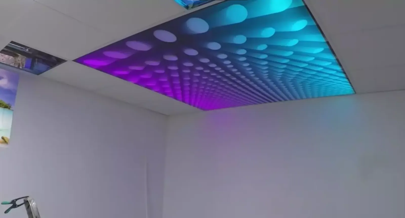 3D натяжной потолок для офиса — Серпухов, Физкультурная, 18, фото 3
